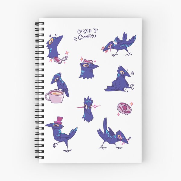 Item preview, Corvid Commotion - full sticker sheet  designed and sold by NocturnalNova09.