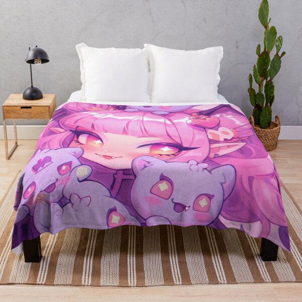 Item preview, Kawaii Demon Bat Anime Girl designed and sold by bubblegoth.