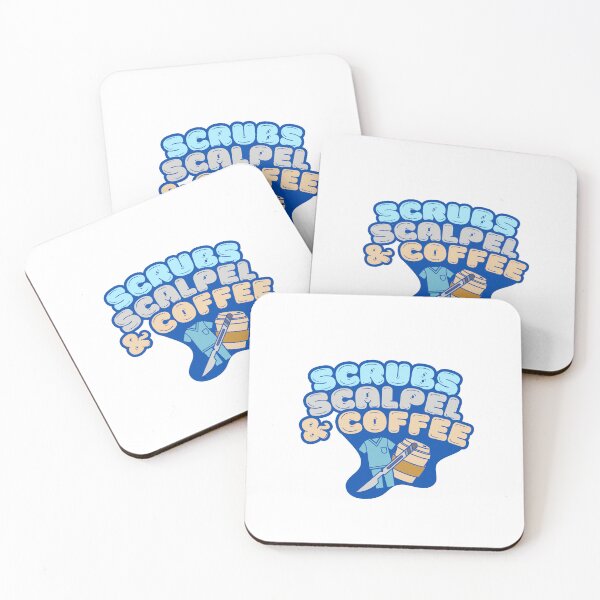 Item preview, Scrubs, Scalpel & Coffee designed and sold by iX-Physio.