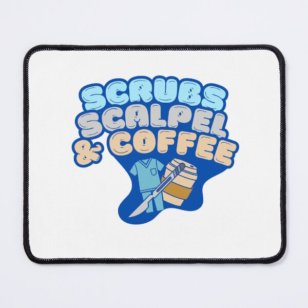 Item preview, Scrubs, Scalpel & Coffee designed and sold by iX-Physio.