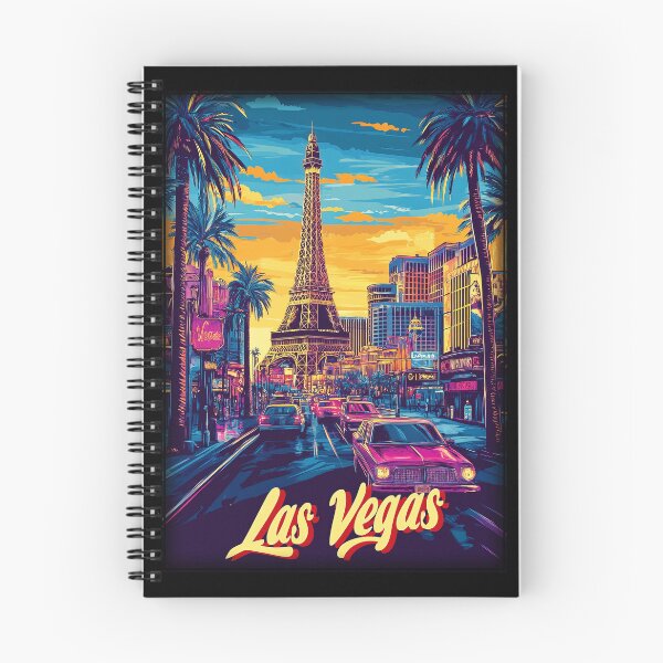 Aperçu de l'œuvre Affiche de voyage graphique de Las Vegas créée et vendue par TheArtistOf2022.
