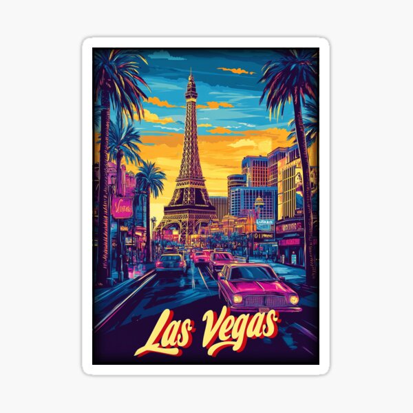 Artikel-Vorschau von Las Vegas Grafik Reiseposter, designt und verkauft von TheArtistOf2022.