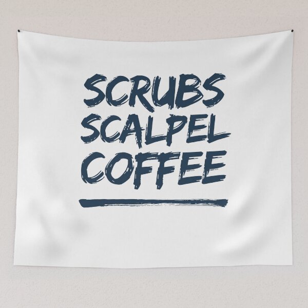 Item preview, Scrubs, Scalpel & Coffee designed and sold by iX-Physio.