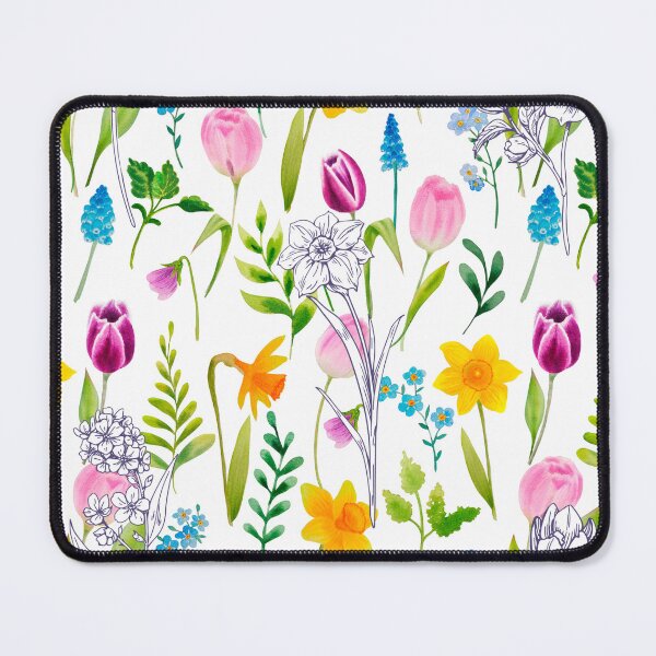 Item preview, Cute spring flower pattern designed and sold by Musky-creatives.