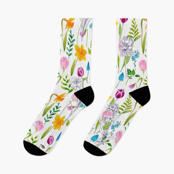 Item preview, Cute spring flower pattern designed and sold by Musky-creatives.