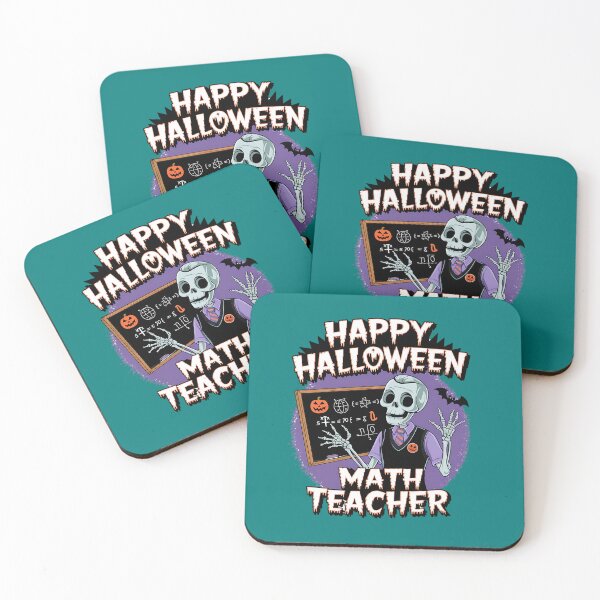 Item preview, Happy Halloween Math Teacher – Spooky Classroom Fun designed and sold by TeeGrit.