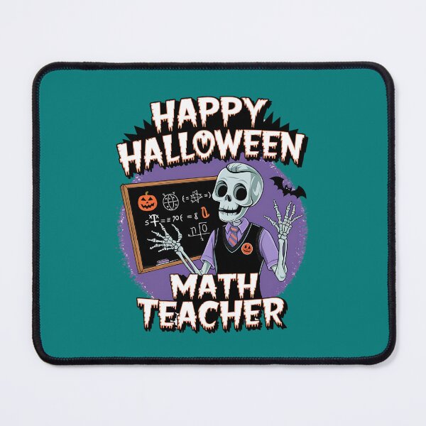 Item preview, Happy Halloween Math Teacher – Spooky Classroom Fun designed and sold by TeeGrit.