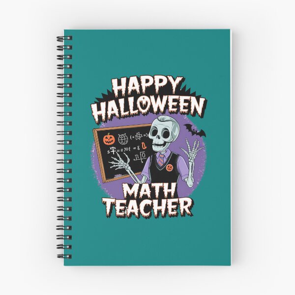 Item preview, Happy Halloween Math Teacher – Spooky Classroom Fun designed and sold by TeeGrit.