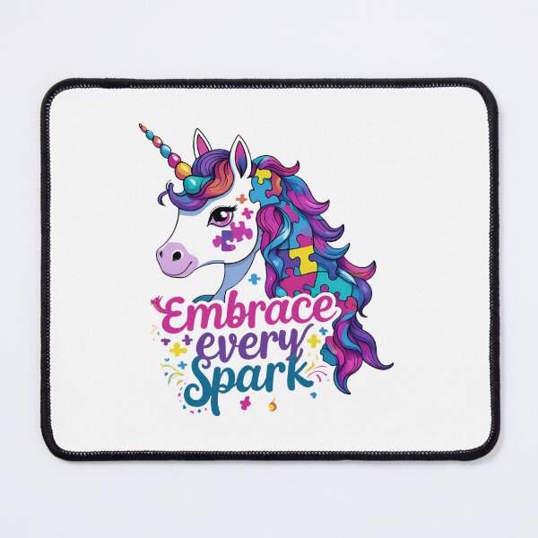 Item preview, Embrace Every Spark Unicorn designed and sold by zoughlal.