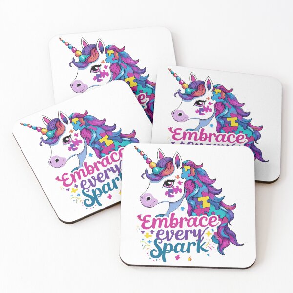 Item preview, Embrace Every Spark Unicorn designed and sold by zoughlal.