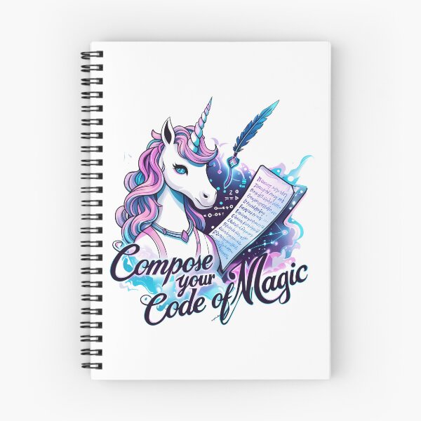 Item preview, Compose Your Code of Magic Unicorn designed and sold by zoughlal.