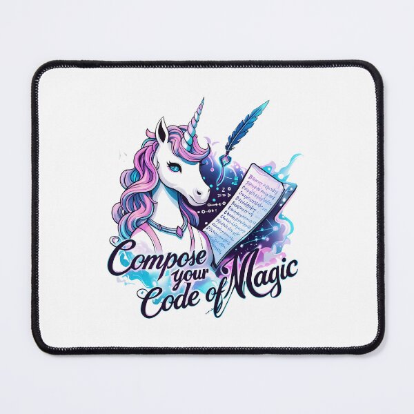 Item preview, Compose Your Code of Magic Unicorn designed and sold by zoughlal.