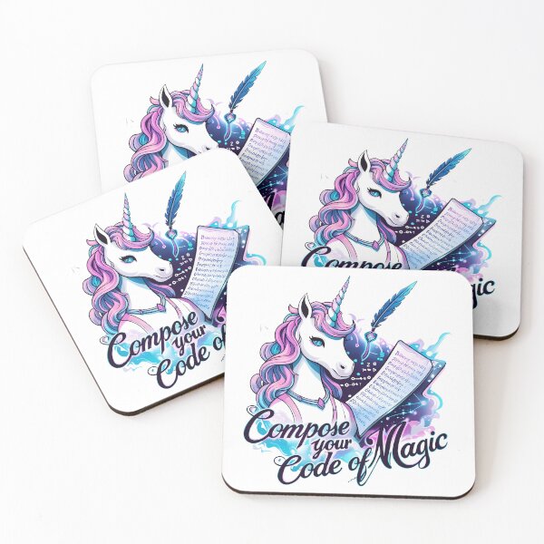 Item preview, Compose Your Code of Magic Unicorn designed and sold by zoughlal.