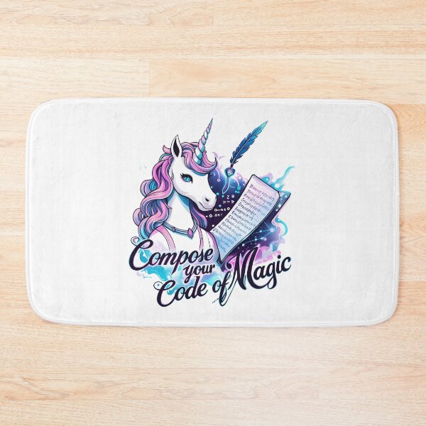 Item preview, Compose Your Code of Magic Unicorn designed and sold by zoughlal.