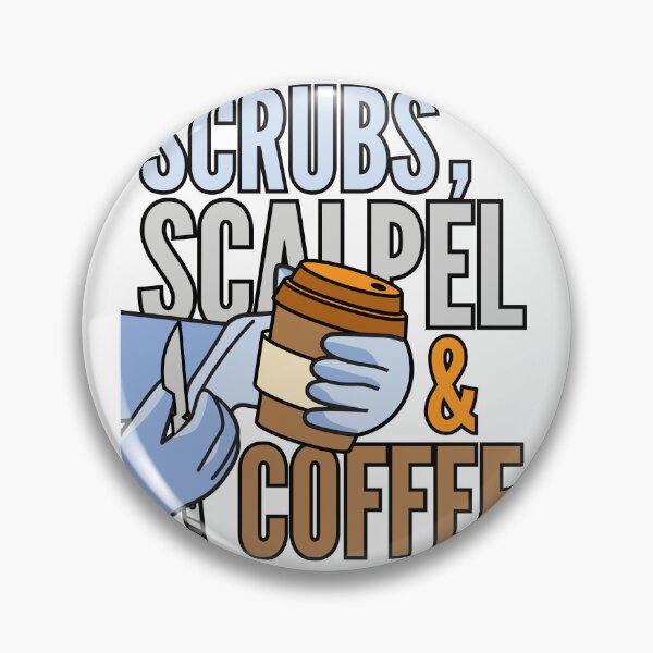 Item preview, Scrubs, Scalpel & Coffee designed and sold by iX-Physio.