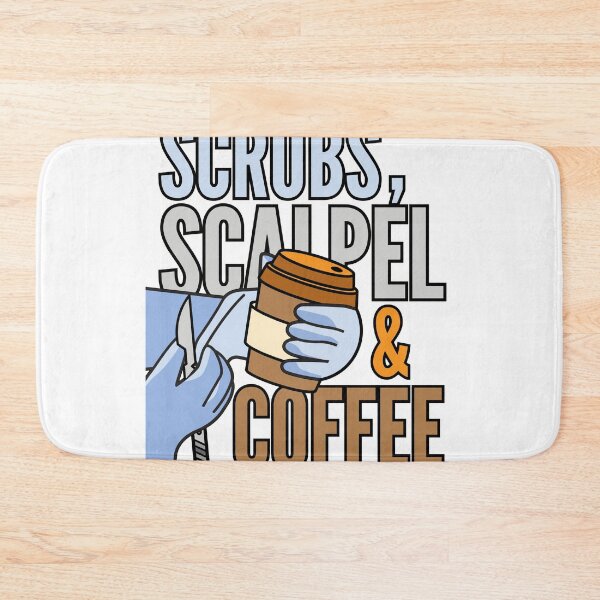 Item preview, Scrubs, Scalpel & Coffee designed and sold by iX-Physio.