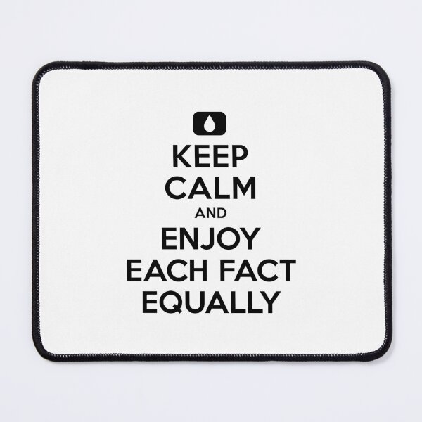 Item preview, Severance: Keep Calm and Enjoy Each Fact Equally designed and sold by BadCatDesigns.