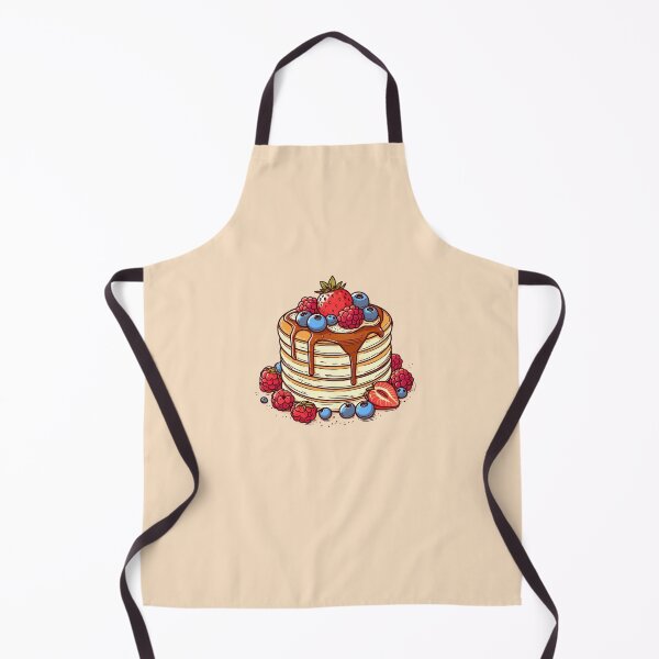 Item preview, pancakes with thick chocolate syrup topped with mix berry designed and sold by Nimkaew.
