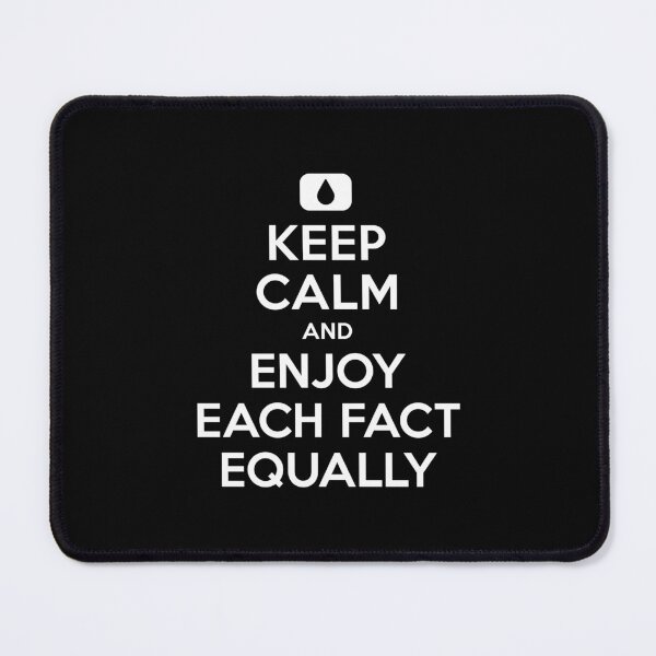 Item preview, Severance: Keep Calm and Enjoy Each Fact Equally designed and sold by BadCatDesigns.