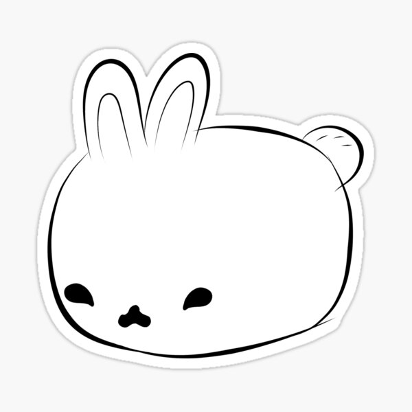 Item preview, cute little bunny drawing designed and sold by Dellss.
