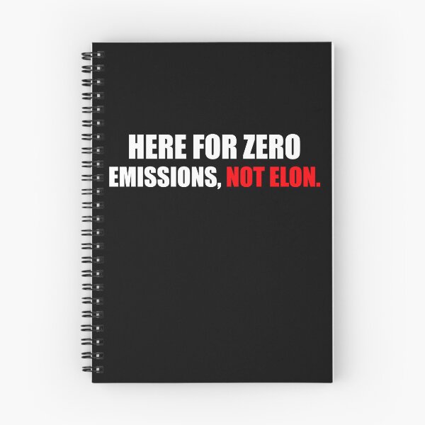 Item preview, Here For Zero Emissions Not Elon | Anti Elon Bumper designed and sold by PixVib.
