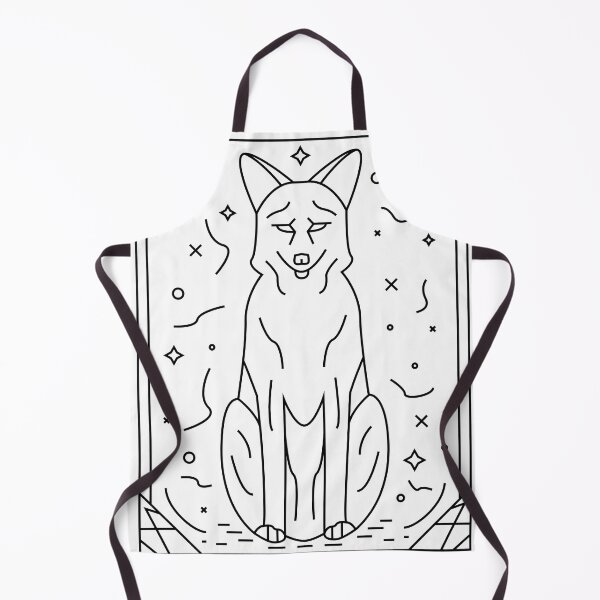 Item preview, Sorrowful canine with geometric frame and symbolic elements designed and sold by estebansequeira.