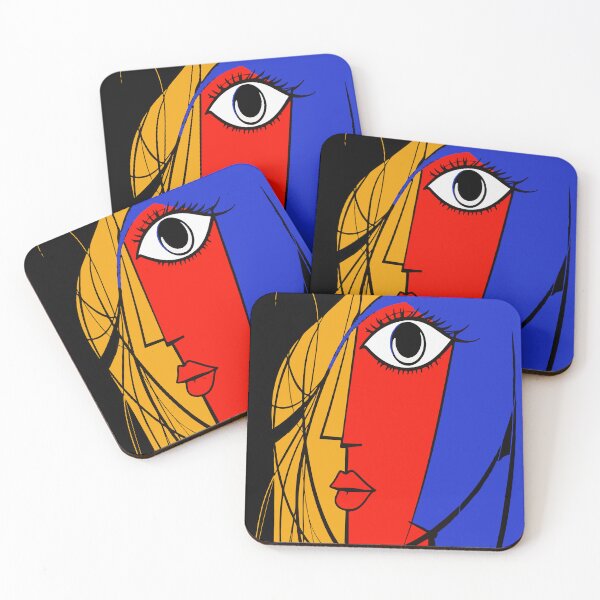 Item preview, Bold Abstract Face with Vibrant Colors designed and sold by OpalEllery.