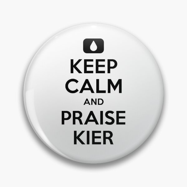 Item preview, Severance: Keep Calm and Praise Kier designed and sold by BadCatDesigns.