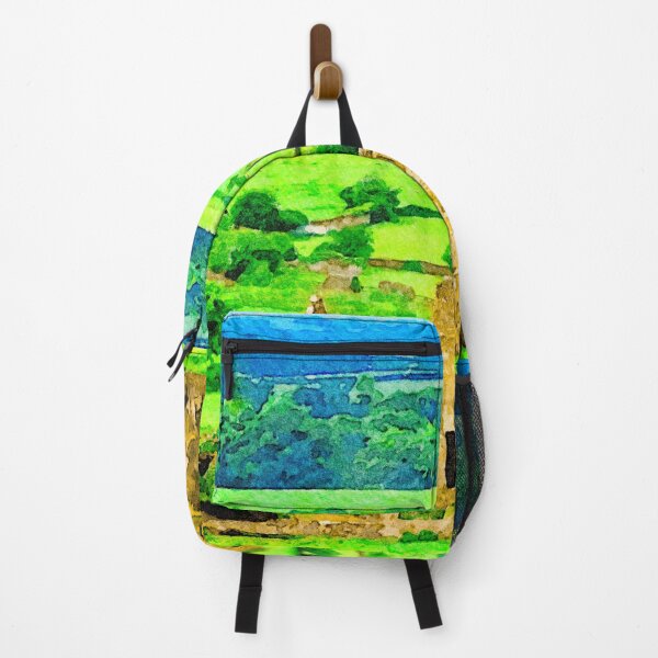 Item preview, Scenic watercolor of Hore Abbey amidst lush greenery in County Tipperary, Ireland designed and sold by GestaltImagery.