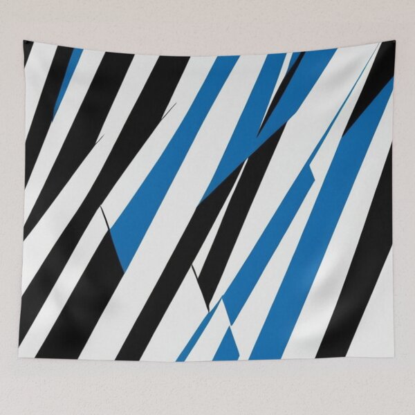 Item preview, stripe pattern 29 designed and sold by blackwhiteblue.