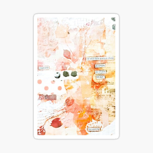 Aperçu de l'œuvre Douceur et intimité créée et vendue par L'art du mixed media.