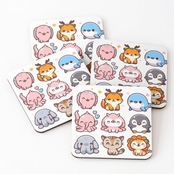 Item preview, zoo animals cute Cartoon  designed and sold by Coolparrotgirl.