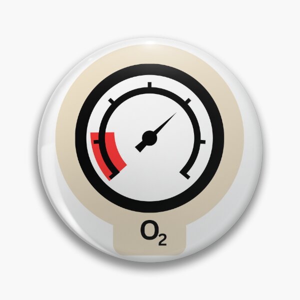 Item preview, Oxygen Gauge Anesthesia Happy Gas CRNA  designed and sold by The Remi Reserve.