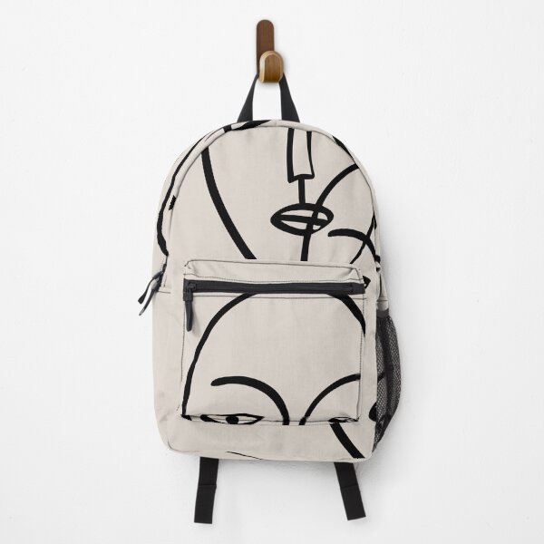 Item preview, Interlocking Faces in Abstract Line Art designed and sold by OpalEllery.