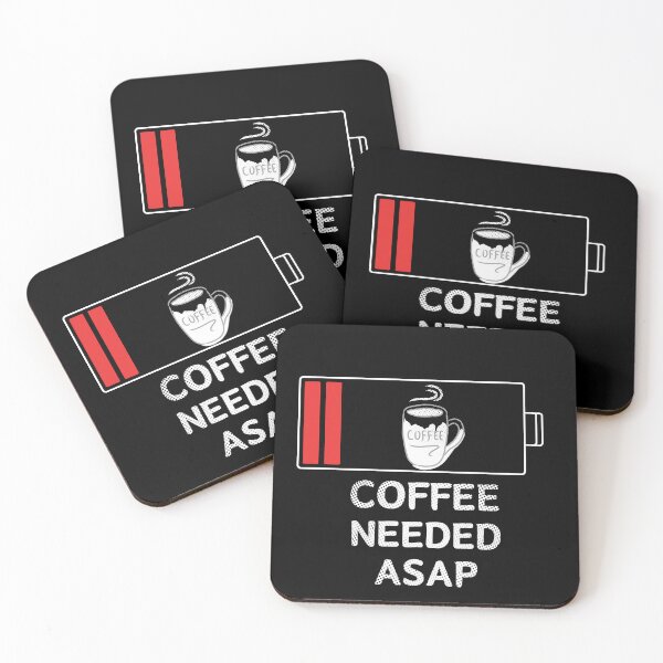 Item preview, Black coffee design( coffee needed asap ) designed and sold by anirban10.