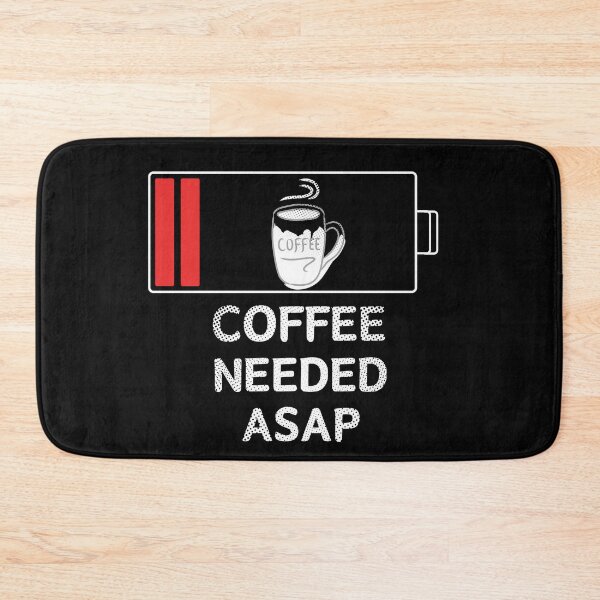 Item preview, Black coffee design( coffee needed asap ) designed and sold by anirban10.