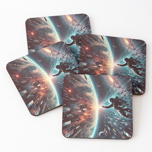 Item preview, Edge of Reality: Glitch in the Cosmos designed and sold by AbstractAnom.