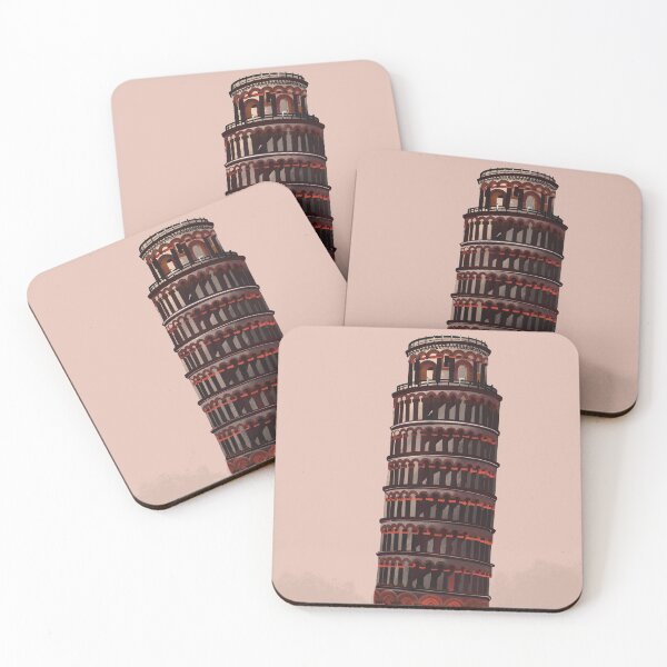 Item preview, The Majestic Lean of Pisa Iconic Architecture landmark designed and sold by chuckletuckle.