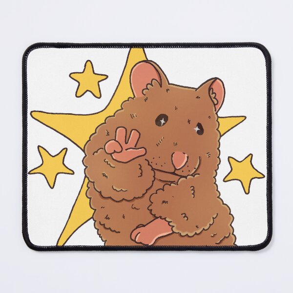 Item preview, Hamster With Peace Sign Meme designed and sold by Asutip.