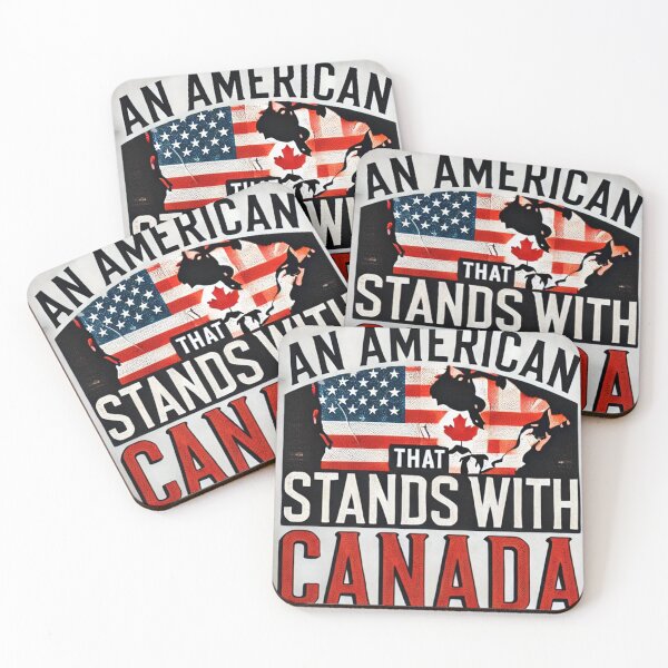 Item preview, An American That Stands With Canada designed and sold by MySheetMusicArt.