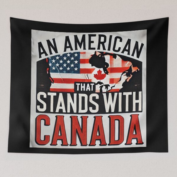 Item preview, An American That Stands With Canada designed and sold by MySheetMusicArt.