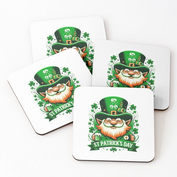 Item preview, Happy St. Patrick's Day, cute leprechaun designed and sold by nicnacc.