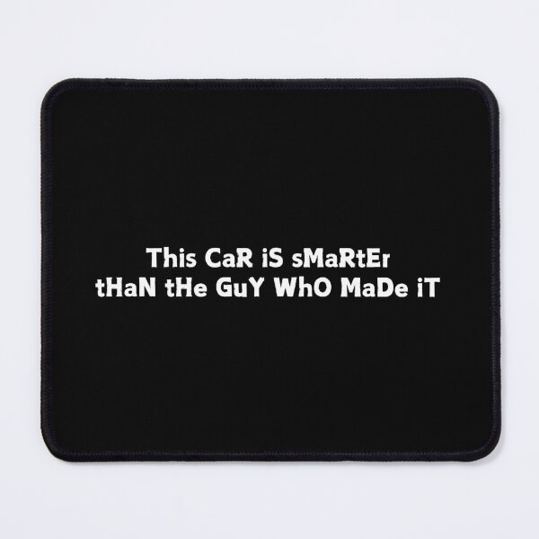 Item preview, This CaR iS sMaRtEr tHaN tHe GuY WhO MaDe iT Anti Elon Tesla Club - Bumper Sticker Decal Accessories - Elon Musk designed and sold by CapriCreatives.