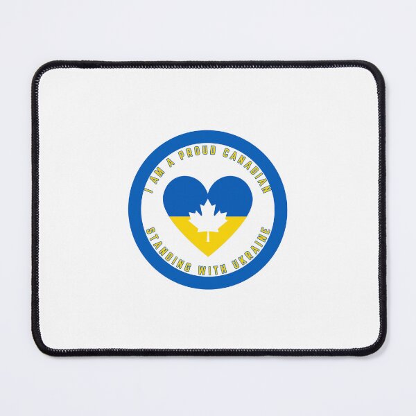 Item preview, I Am A Proud Canadian Standing With Ukraine designed and sold by PROUD2BCANADIAN.