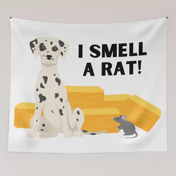 Item preview, Dalmatian I Smell A Rat designed and sold by Mop Dog Designs.