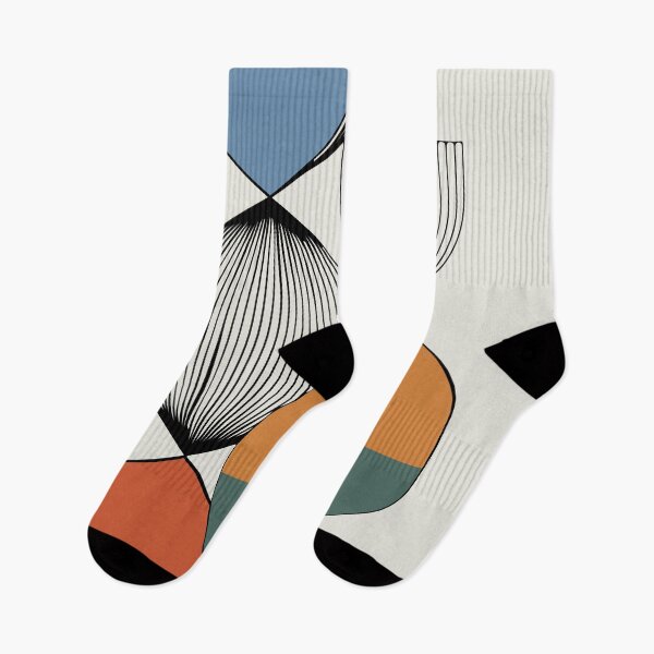 Item preview, Abstract Geometric Shapes with Curved Lines designed and sold by OpalEllery.
