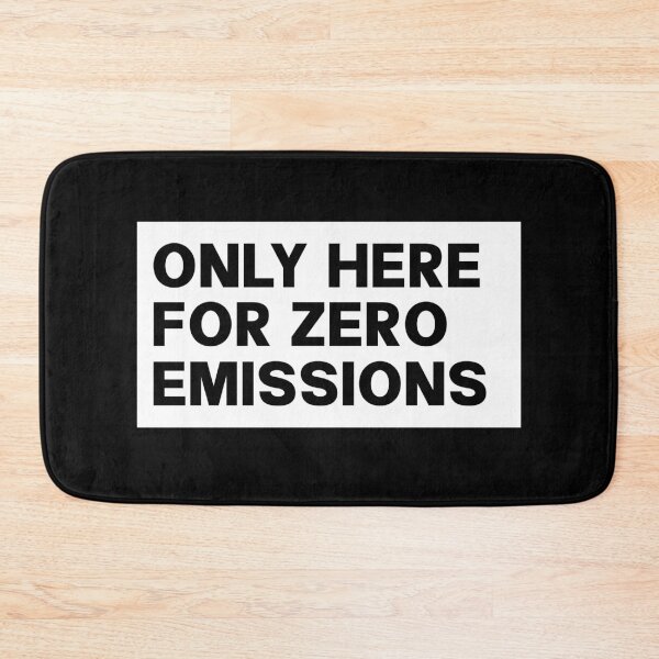 Item preview, Only Here For Zero Emissions | Anti Elon Funny Bumper designed and sold by PixVib.