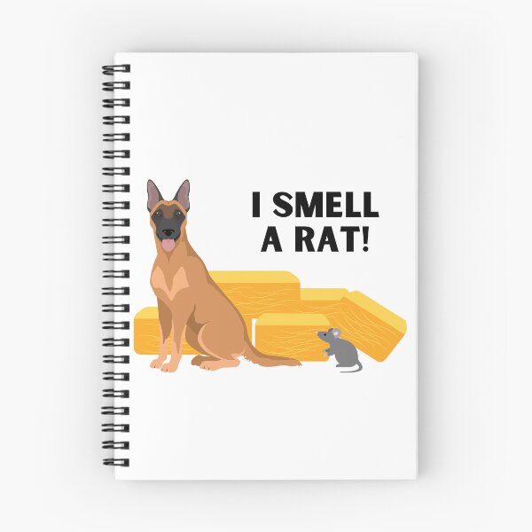 Item preview, Malinois I Smell A Rat Barn Hunt designed and sold by Mop Dog Designs.