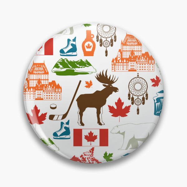 Item preview, Canadian Icons Pattern – A Celebration of Canada’s Culture & Nature designed and sold by GoldPerl.