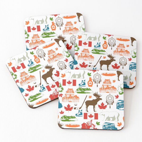 Item preview, Canadian Icons Pattern – A Celebration of Canada’s Culture & Nature designed and sold by GoldPerl.